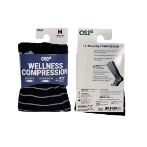 Travel Wellness Compression Socks - Black