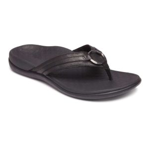 Tide Aloe Toe Post - Black